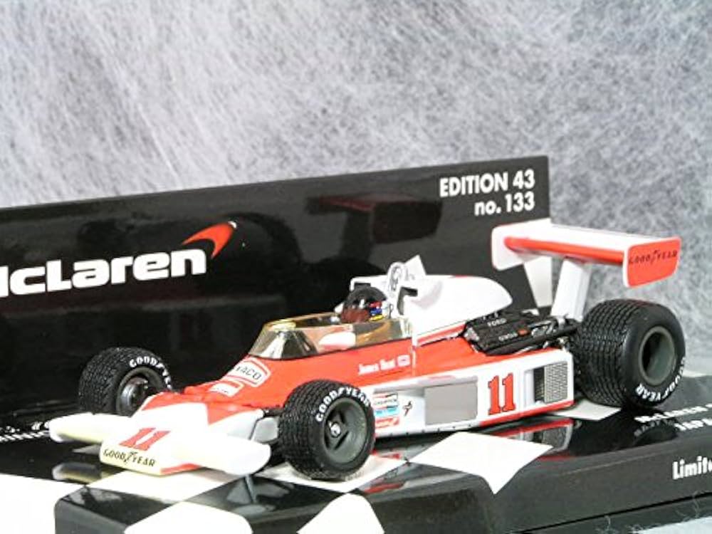 ミニチャンプス F1 1/43 マクラーレン M23 ジェームス・ハント Amazon | 1/43 マクラーレン 〓 M23 / J.ハント 1976 日本